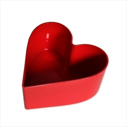 Srdce melamin 22cm červená - velkoobchod, dovoz květin, řezané květiny Brno