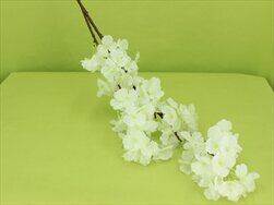 Broskev větev umělá V110cm bílá - velkoobchod, dovoz květin, řezané květiny Brno