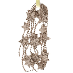 Řetízek hvězdy pvc 2,7m šampáň - velkoobchod, dovoz květin, řezané květiny Brno