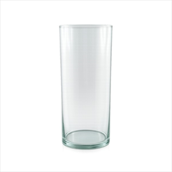 Válec recyklované sklo pr.20V40cm čirá - velkoobchod, dovoz květin, řezané květiny Brno