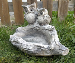 Ke pítko se sovami design dřevo 41 x 26 cm - velkoobchod, dovoz květin, řezané květiny Brno