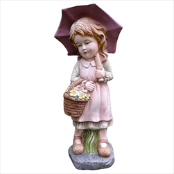 Magnesium Holka s deštníkem 67 x 28 cm - velkoobchod, dovoz květin, řezané květiny Brno