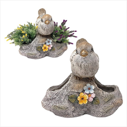 KE Obal MG s ptáčkem a květinami 30 x 29 cm - velkoobchod, dovoz květin, řezané květiny Brno