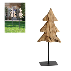 WMG Strom Teak dřevo/kov v. 70cm - velkoobchod, dovoz květin, řezané květiny Brno