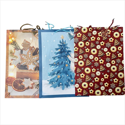 Taška vánoční UFXL/M 47 x 33 x 11 cm - velkoobchod, dovoz květin, řezané květiny Brno