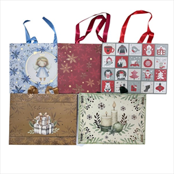 Taška vánoční ULFM/M 23 x 18 x 10 cm - velkoobchod, dovoz květin, řezané květiny Brno
