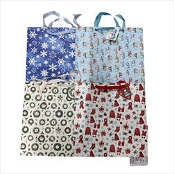 Taška vánoční ULIL/M 32 x 32 x 14 cm - velkoobchod, dovoz květin, řezané květiny Brno