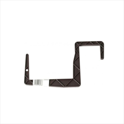 Plast držák truhlíku 12cm na hranu hnědý - velkoobchod, dovoz květin, řezané květiny Brno