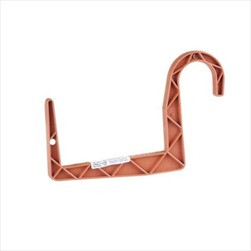 Plast držák truhlíku 15cm na trubku teracota - velkoobchod, dovoz květin, řezané květiny Brno