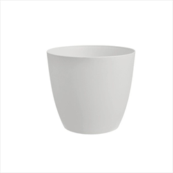 PLAST KVĚTINÁČ ELLA 11CM BÍLÁ - velkoobchod, dovoz květin, řezané květiny Brno