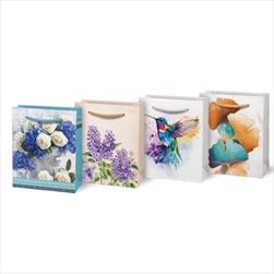 Taška dárková T1 110 x 135 x 65 mm mix - velkoobchod, dovoz květin, řezané květiny Brno