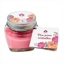 Sv svíčka s přáním 28g Pro paní učitelku - velkoobchod, dovoz květin, řezané květiny Brno