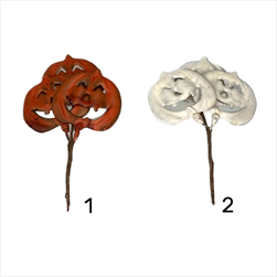 DO Dýně halloween na drátku 15cm mix - velkoobchod, dovoz květin, řezané květiny Brno