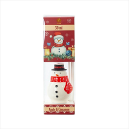 Difuzér 30ml Keramický sněhulák Apple/Cinnamon  - velkoobchod, dovoz květin, řezané květiny Brno