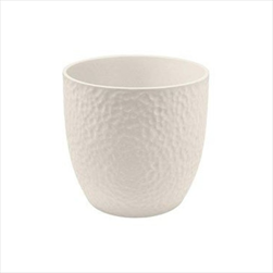 Obal keramický 16,5 x 16,5 cm krémový - velkoobchod, dovoz květin, řezané květiny Brno