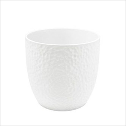 Obal keramický 16,5 x 16,5 cm bílý - velkoobchod, dovoz květin, řezané květiny Brno