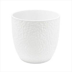 Obal keramický 21 x 21 cm bílý - velkoobchod, dovoz květin, řezané květiny Brno