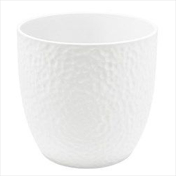 Obal keramický 23,5 x 23,5 cm bílý - velkoobchod, dovoz květin, řezané květiny Brno