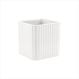 Obal 7 x 6,8 x 6,8 cm bílý - velkoobchod, dovoz květin, řezané květiny Brno