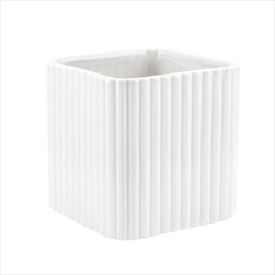 Obal 11,6 x 11,5 x 11,5 cm bílý - velkoobchod, dovoz květin, řezané květiny Brno