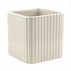 Obal 11,6 x 11,5 x 11,5 cm krémový - velkoobchod, dovoz květin, řezané květiny Brno