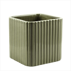 Obal 11,6 x 11,5 x 11,5 cm zelený - velkoobchod, dovoz květin, řezané květiny Brno