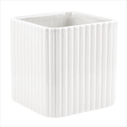 Obal 16,7 x 16,8 x 16,8 cm bílý - velkoobchod, dovoz květin, řezané květiny Brno