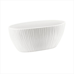 Obal keramický 13 x 13 x 26 cm bílý - velkoobchod, dovoz květin, řezané květiny Brno