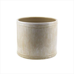 Obal keramický pr. 20/v. 18 cm krémový - velkoobchod, dovoz květin, řezané květiny Brno