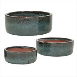 Obal Small Bowl Moss green S3 D18/28H8/12,5 - velkoobchod, dovoz květin, řezané květiny Brno