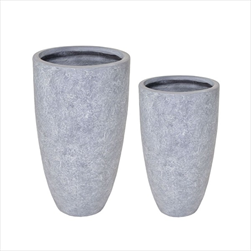 Obal Arizona High Vase Washed grey S2 D34/44H66/77 - velkoobchod, dovoz květin, řezané květiny Brno