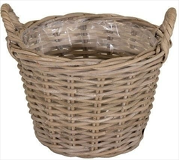 Koš kubu ratan 25cm - velkoobchod, dovoz květin, řezané květiny Brno