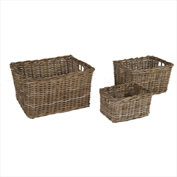 Koš Lana tray Natural S3 L34/50W24/40H20/30 - velkoobchod, dovoz květin, řezané květiny Brno