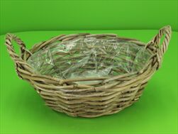 Miska kubu ratan D35H14 * - velkoobchod, dovoz květin, řezané květiny Brno