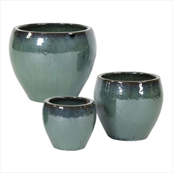 Obal Glazed Belly Celadon S3 D20/38H18/32 - velkoobchod, dovoz květin, řezané květiny Brno