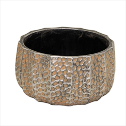 Aurum Bowl Dents Rust D22H11,5 - velkoobchod, dovoz květin, řezané květiny Brno