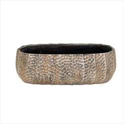 Obal Aurum Oval Dents Rust L39W15H13 - velkoobchod, dovoz květin, řezané květiny Brno