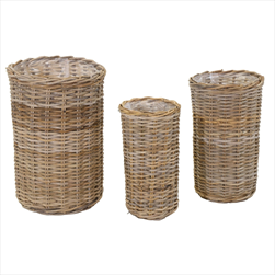 Válce kubu ratan 3ks/pr.34V50cm - velkoobchod, dovoz květin, řezané květiny Brno