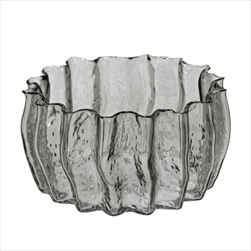 Miska sklo Callas D23H11 grey - velkoobchod, dovoz květin, řezané květiny Brno