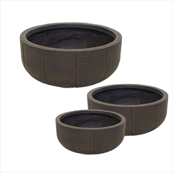 Obal Faya Bowl low Coffee S3 D37/55H17/28 - velkoobchod, dovoz květin, řezané květiny Brno