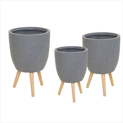 Obal Clayfibre Leggs Egg grey S3 D25/39H41/58 - velkoobchod, dovoz květin, řezané květiny Brno
