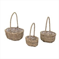 Koš Evi Harvest oval S3 L24/34W18/26H14-35/17-45 - velkoobchod, dovoz květin, řezané květiny Brno