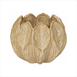 Miska Ida beige D24H19 - velkoobchod, dovoz květin, řezané květiny Brno