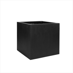 Obal Block M black 40 x 40 x 40 cm - velkoobchod, dovoz květin, řezané květiny Brno