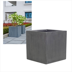 Obal Block S grey 30 x 30 x 30 cm - velkoobchod, dovoz květin, řezané květiny Brno