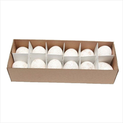 Vejce slepičí 12ks natural bílá kropenatá - velkoobchod, dovoz květin, řezané květiny Brno