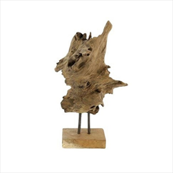 Dekorace teak Trunk 45 x 20 cm natural - velkoobchod, dovoz květin, řezané květiny Brno