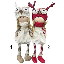 Figurka děvče sedící 15x51cm - velkoobchod, dovoz květin, řezané květiny Brno