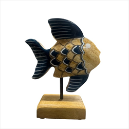 Ryba dřevěná 16 x 13 cm - velkoobchod, dovoz květin, řezané květiny Brno