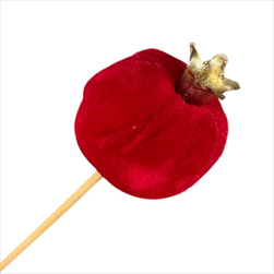 Zápich granátové jablko pr.6 cm červené - velkoobchod, dovoz květin, řezané květiny Brno